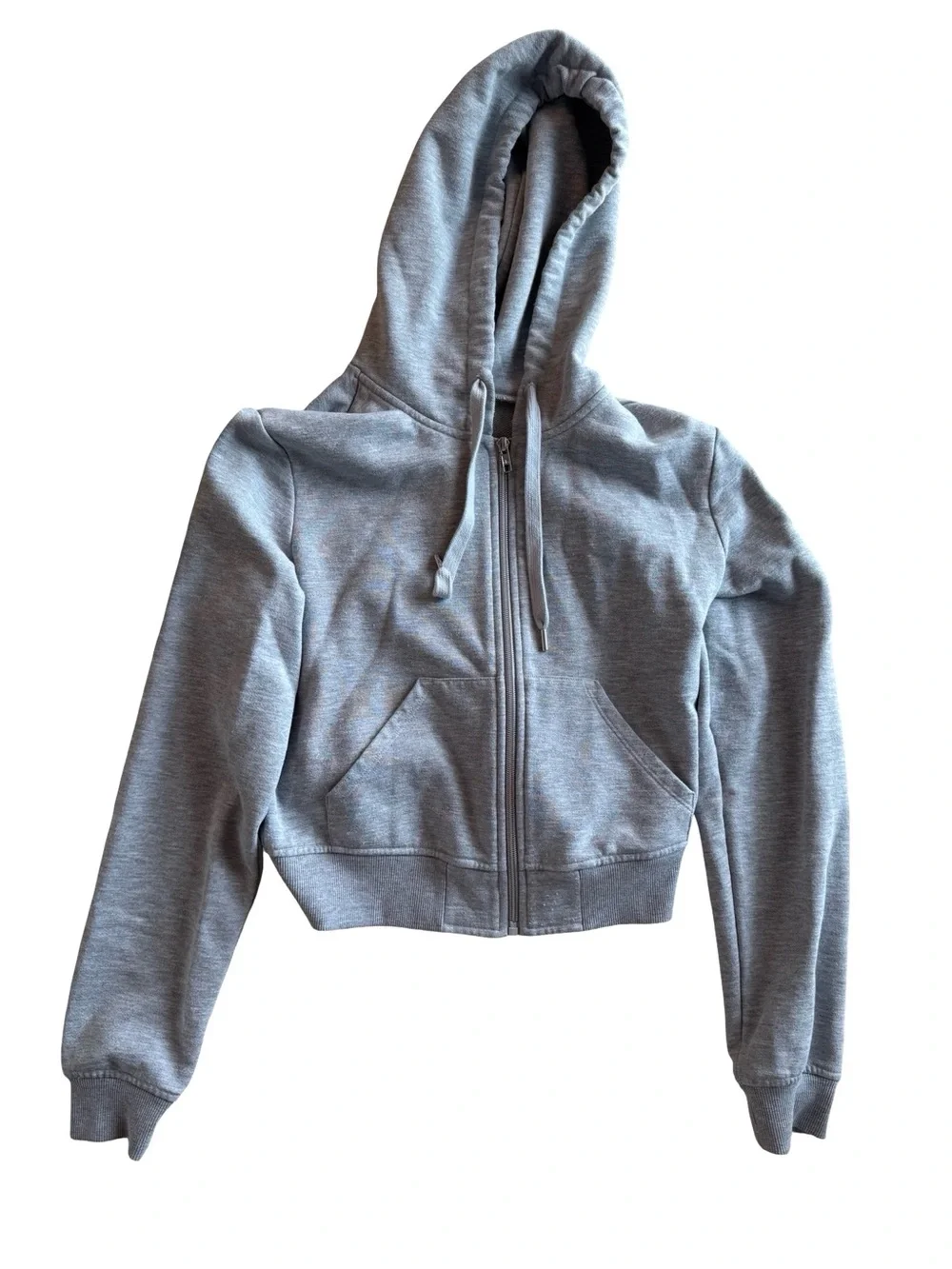 ALO Yoga Women's Gray Zip Hoodie Jacket Approx Size small